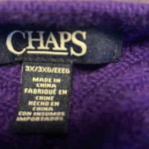 Women’s Plus 3x Chaps sweater